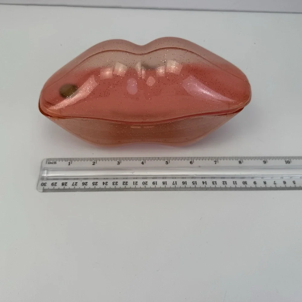 Lip Phone Bluetooth Receiver, Pink Wireless Retro Handset Open Box